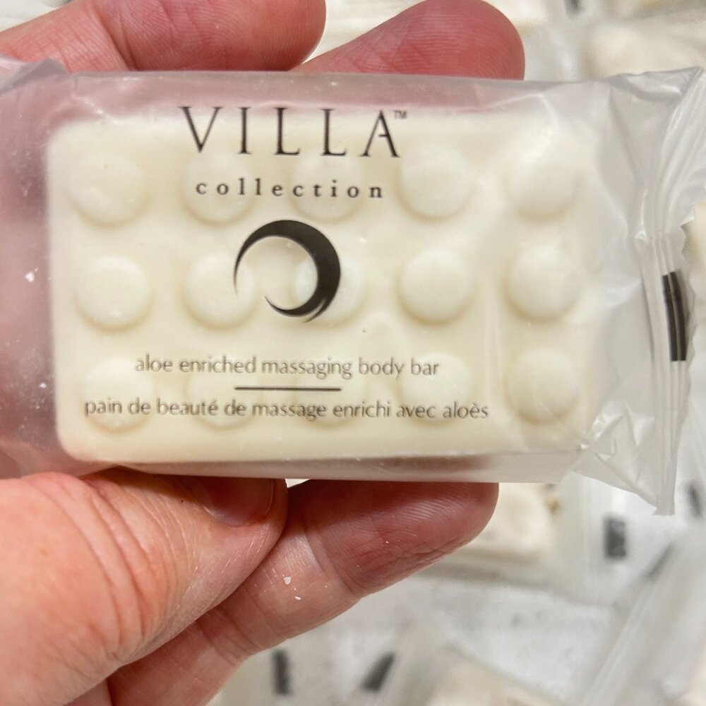 Lot‎ of 25 Villa Sample Size Aloe Enriched Massaging Body Bar Vegetable Soap - Picture 5 of 5